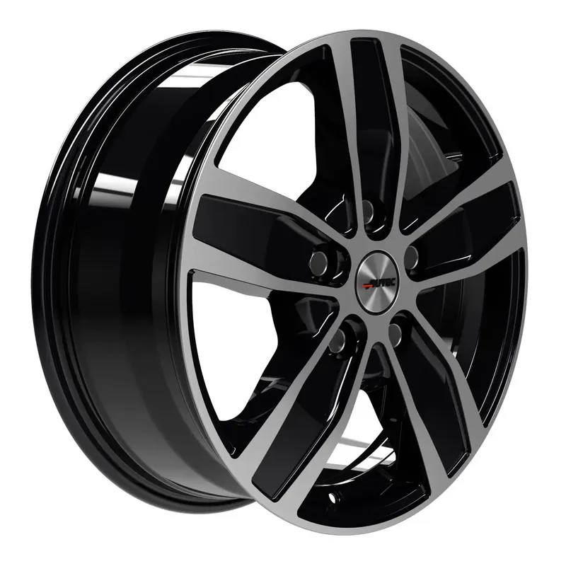 AUTEC TYP Q - QUANTRO 5L schwarz poliert 6.5Jx16 5x130 ET66 Echt