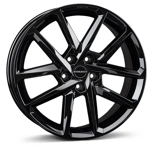 Neue Kollektion BORBET DESIGN N black glossy 7.0Jx17 4x98 ET35