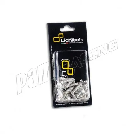 Kit visserie aluminium chassis R3 2015-2017 LIGHTECH 23 PCS Neu