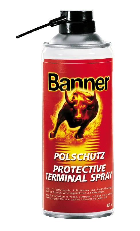 Super-Preis Banner Polschutzspray 400ml Batterie Pol-Schutz Spray